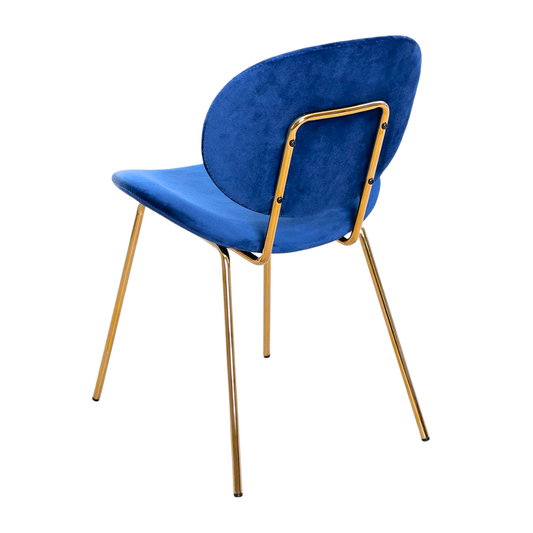 Sillón Angelica Azul | Terciopelo | Diseño Único