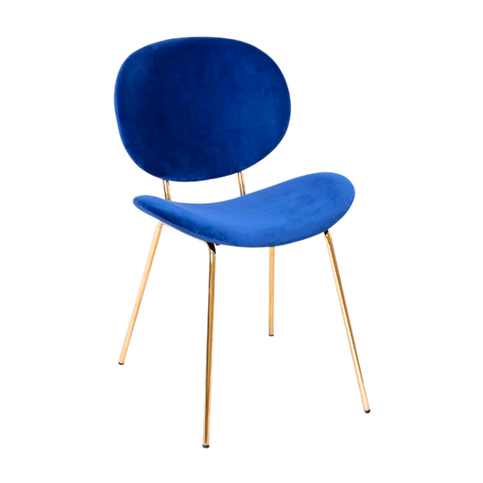 Sillón Angelica Azul | Terciopelo | Diseño Único