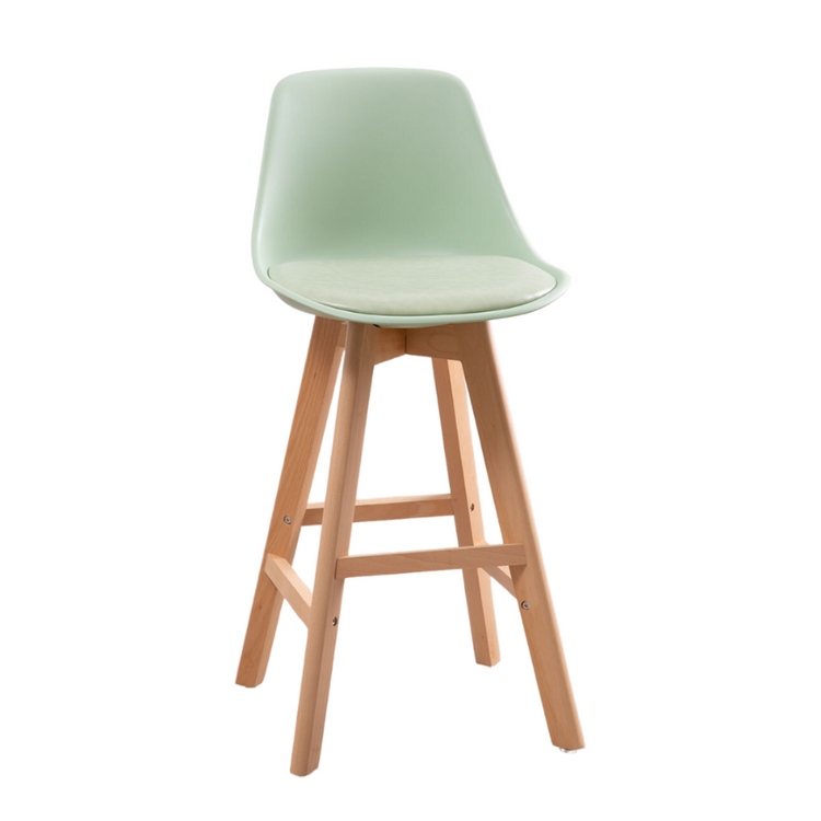 Taburete Bar Tulip Menta 66 cm | Elegancia Nórdica para tu Espacio